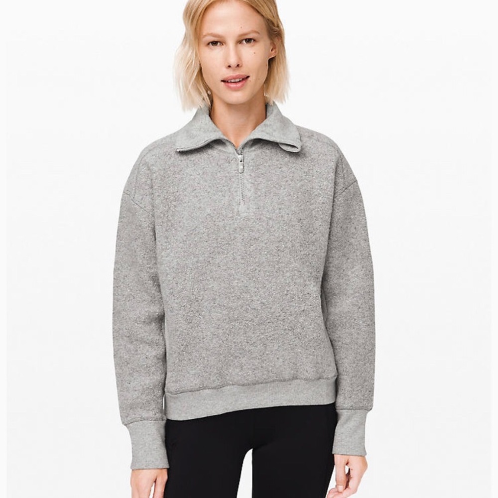 Lululemon Stand Out Sherpa 1/2 Zip